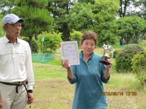 優勝者河野満智子様