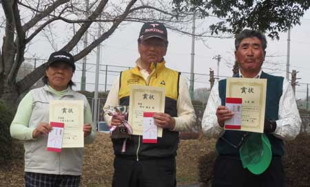 右から、３位:笠原さん　優勝：横田さん　　準優勝：小泉久美子さん